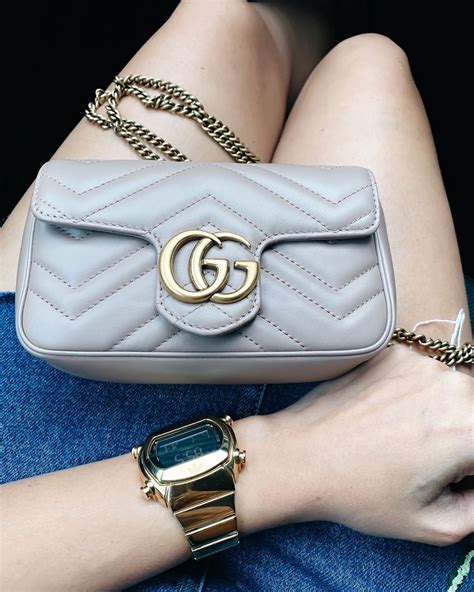 gucci marmont super mini ราคา|gucci marmont super mini bag.